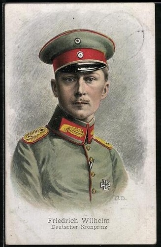 Künstler kronprinz wilhelm - künstler-ak,