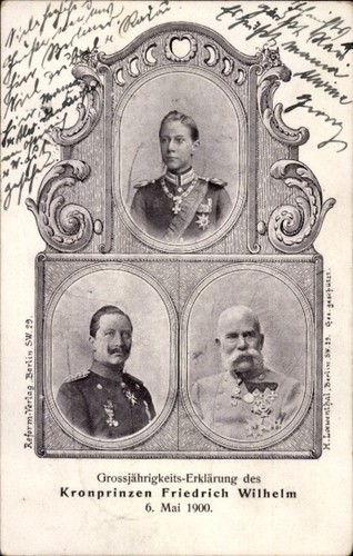 Kronprinz friedrich wilhelm - ak,
