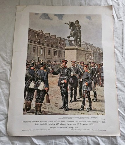 Historischer kunstdruck 1910 - historischer,