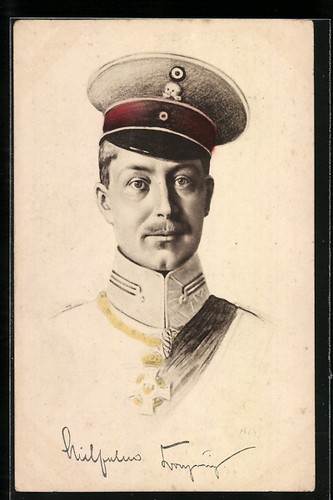Künstler kronprinz wilhelm - künstler-ak,