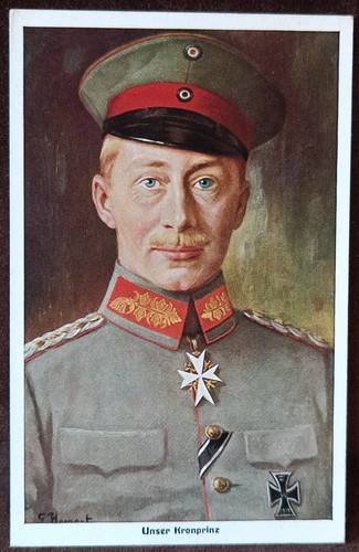 Künstlerkarte kronprinz - ak,