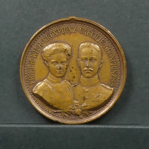 Kronprinzenpaar 1905 medaille - kronprinzenpaar,