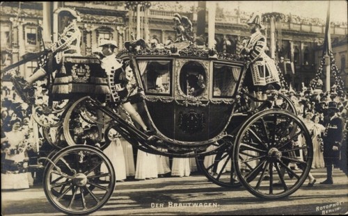 Brautwagen von kronprinz - ak,