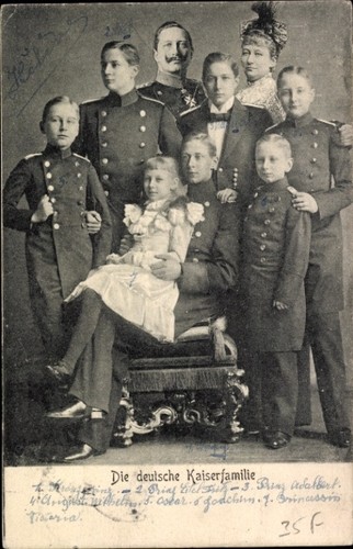 Kaiserfamilie kaiser - ak, kaiserfamilie,