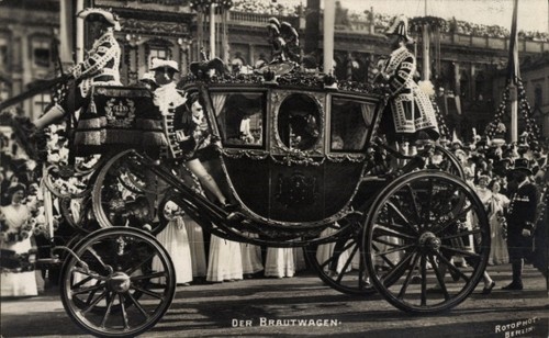 Brautwagen von kronprinz - ak,