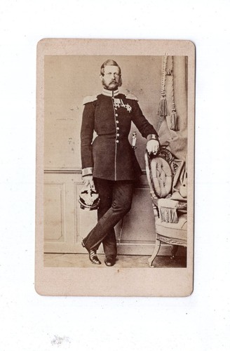 Cdv foto kronprinz friedrich - foto,