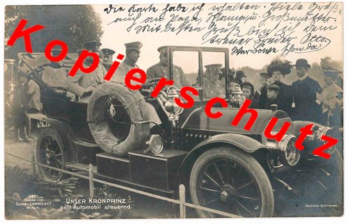 Postkarte kronprinz wilhelm - postkarte,