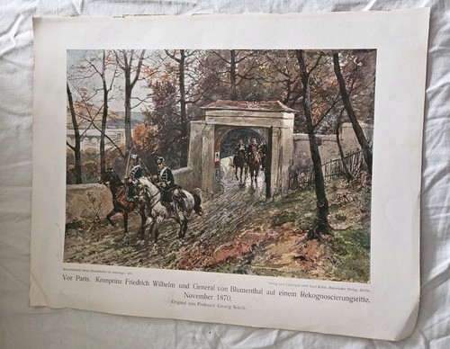 Historischer kunstdruck 1910 - historischer,