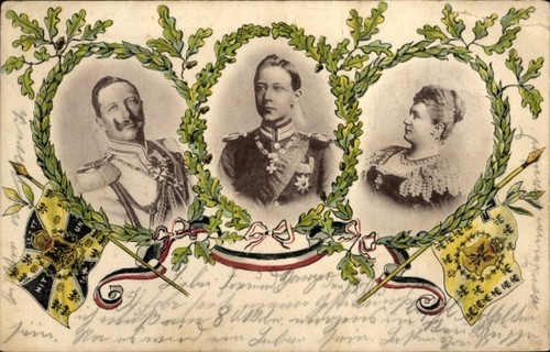 Passepartout kaiser wilhelm - ak,