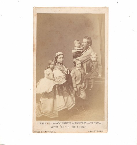 Cdv foto kronprinz friedrich - cdv,