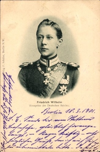 Kronprinz friedrich - ak,