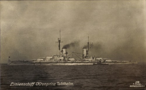 Deutsches kriegsschiff - ak,