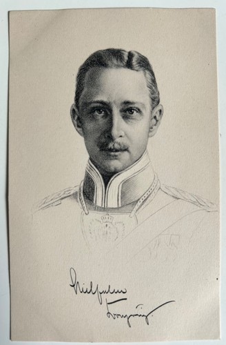 Kronprinz wilhelm portrait - ak,